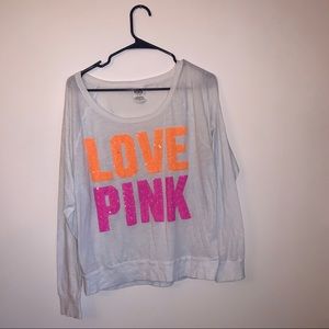 VS PINK Logo Long Sleeve